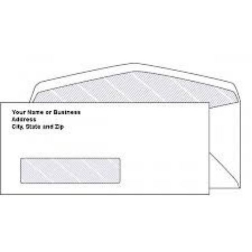 Picture of #10TWIN CUSTOM PRINT SECURITY TINT WINDOW ENVELOPES