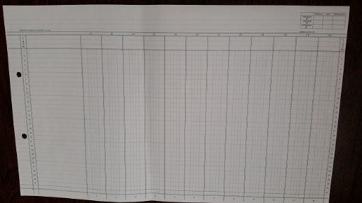 Picture of P512B BUFF-LEGAL-12 COL. COLUMNAR PADS