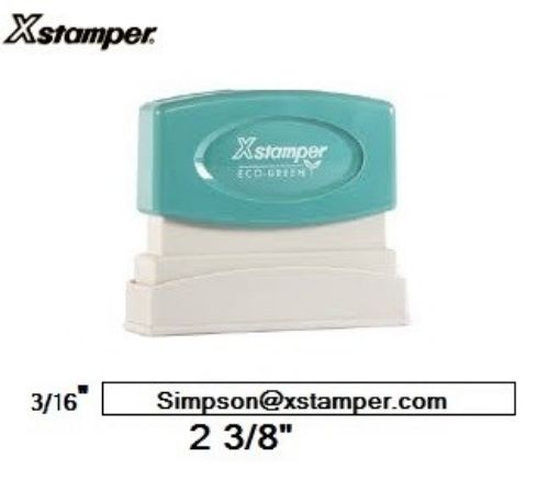 Picture of #N05 | X-STAMPER  CUSTOM PRE-INKED STAMPS