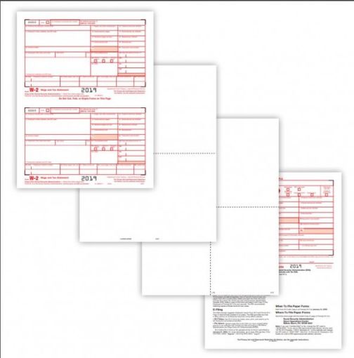 Picture of 5746 | 6-Part BLANK Pre-Packed Set - Uncollated - Enough for 50 Recipients / Payees