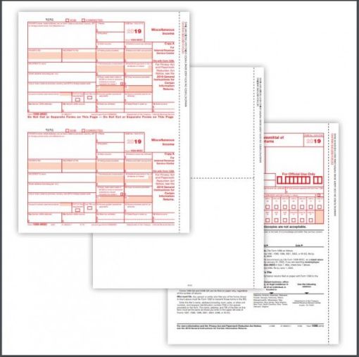 Picture of 6174 - 1099 5-Part Printed/Blank Pre-Packed Set