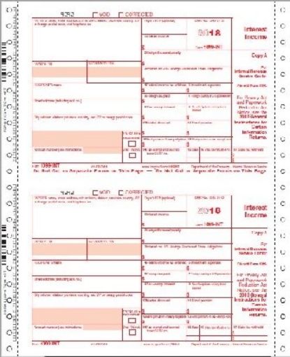 Picture of 7150-4 - 1099INT CONTINUOUS FORMS