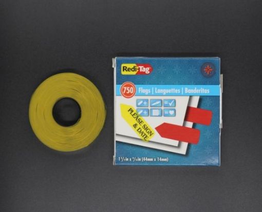 Picture of 75032 REDI-TAG YELLOW FLAGS BULK (750)