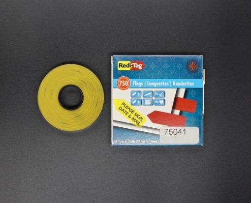 Picture of 75041 REDI-TAG YELLOW FLAGS BULK (750)