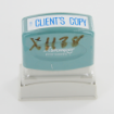 Picture of 1138X "CLIENT'S COPY" PRE-INKED BLUE X-STAMPER