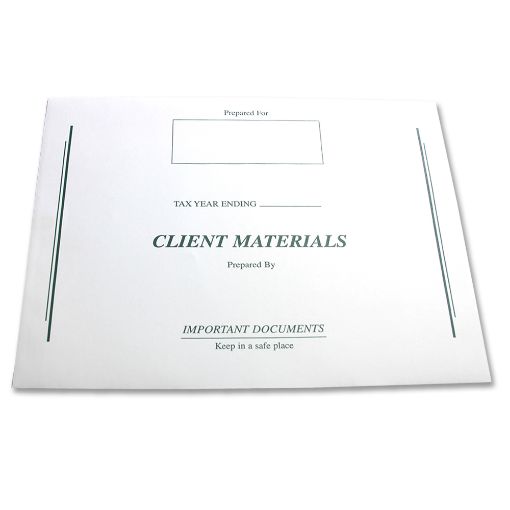 Picture of CTM-GN CLIENT TAX MATERIALS GREEN IMPRINT ENVELOPES