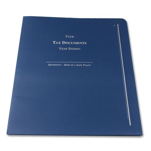 Picture of STP-12 TWIN POCKET REPORT COVERS - DARK BLUE