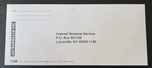 Picture of 1040ES-KY  IRS ESTIMATES